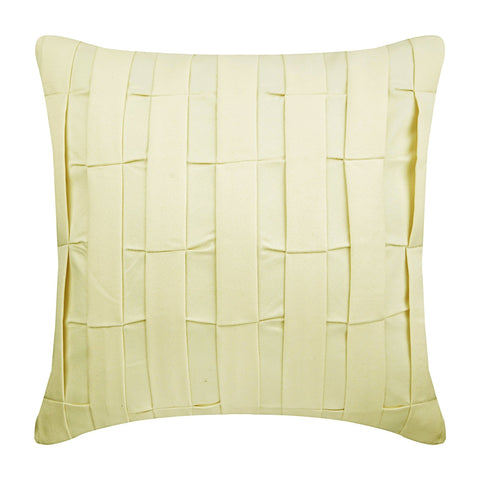 Coussin Décoratif Vera Wang Lotus LAV - Soie, Franges, Bleu Marine - Neuf