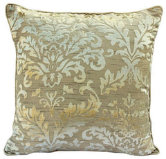 Creamy Damask Pillow Cover
