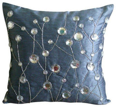 Dew Drop Diamond Beaded Decorative Euro Sham