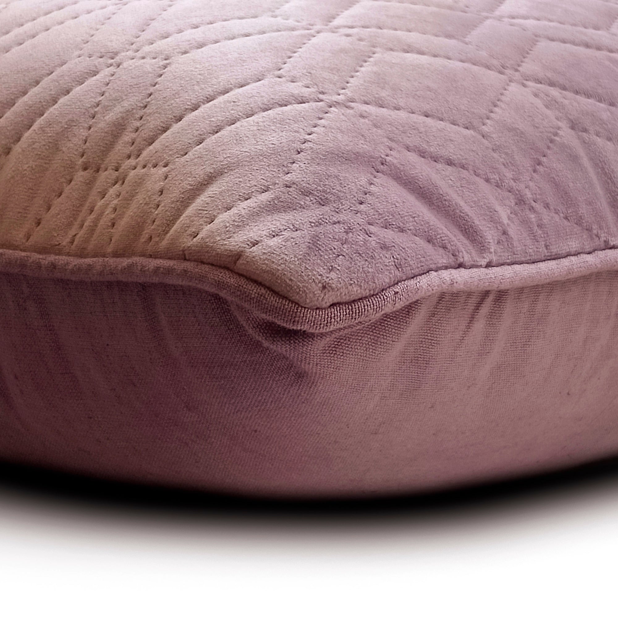 Diamond Purple - Purple Velvet Throw Pillow Cover