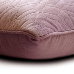 Diamond Purple - Purple Velvet Throw Pillow Cover