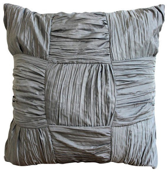 Dreamy Silver Gray Pillow Cover