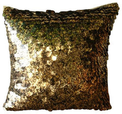 Exotic Gold N Black Scales Euro Sham