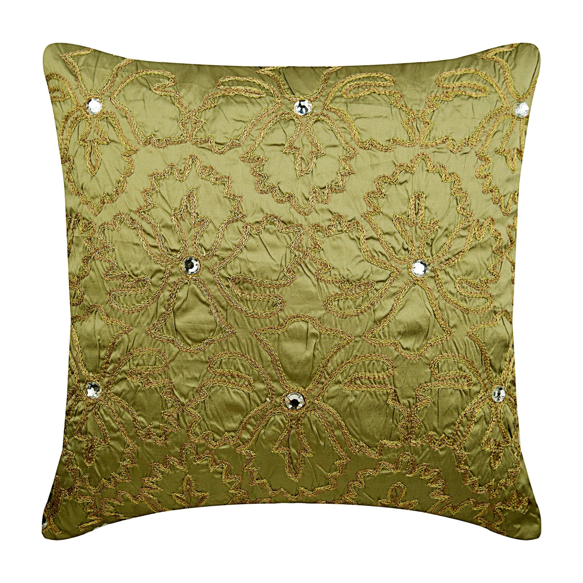 Flower Jewel Pillow Cover