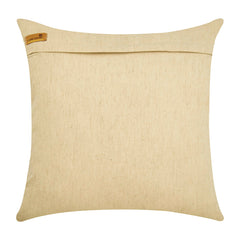 Foil Maple - Gold Faux Leather Throw Pillow Cover