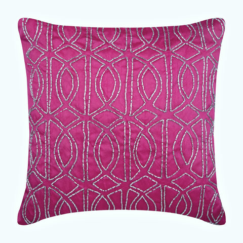 Orange Red Trellis Throw Pillow 18x18 20x20 22x22 24x24 26x26 