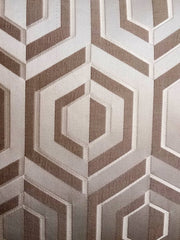 Future Trellis - Gray Jacquard Art Silk Decorative Euro Sham