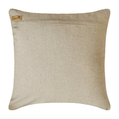 Glazed Pearls - Natural Beige Cotton Linen Decorative Euro Sham