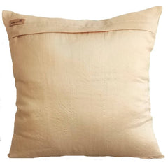 Golden Sparkle - Gold Art Silk Throw Pillow Cover