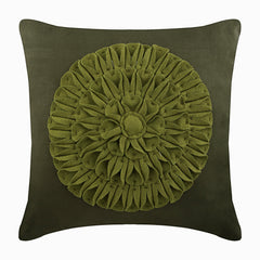 Green Dahlia Euro Sham