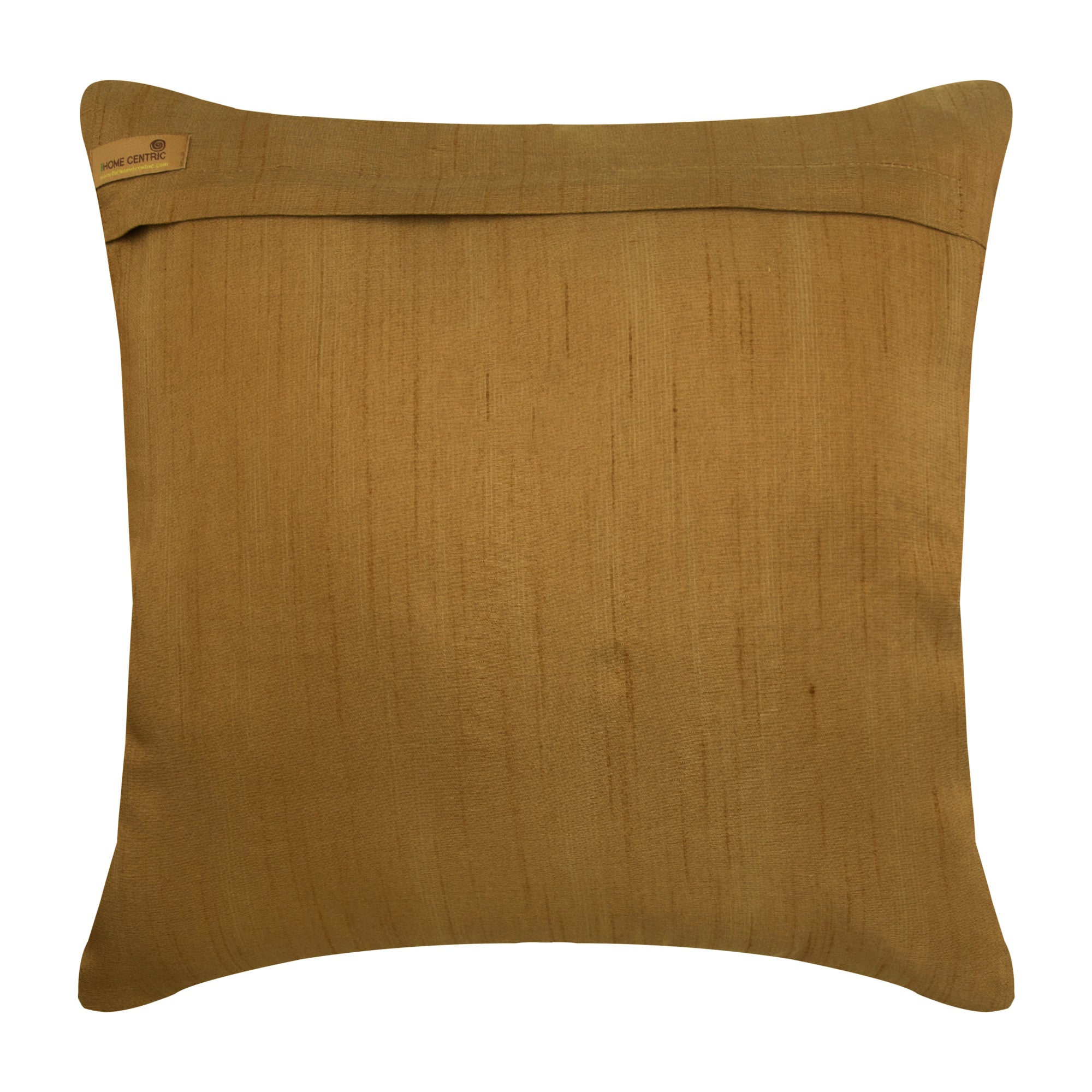 Green Lotus Embroidery Throw Pillow Cover