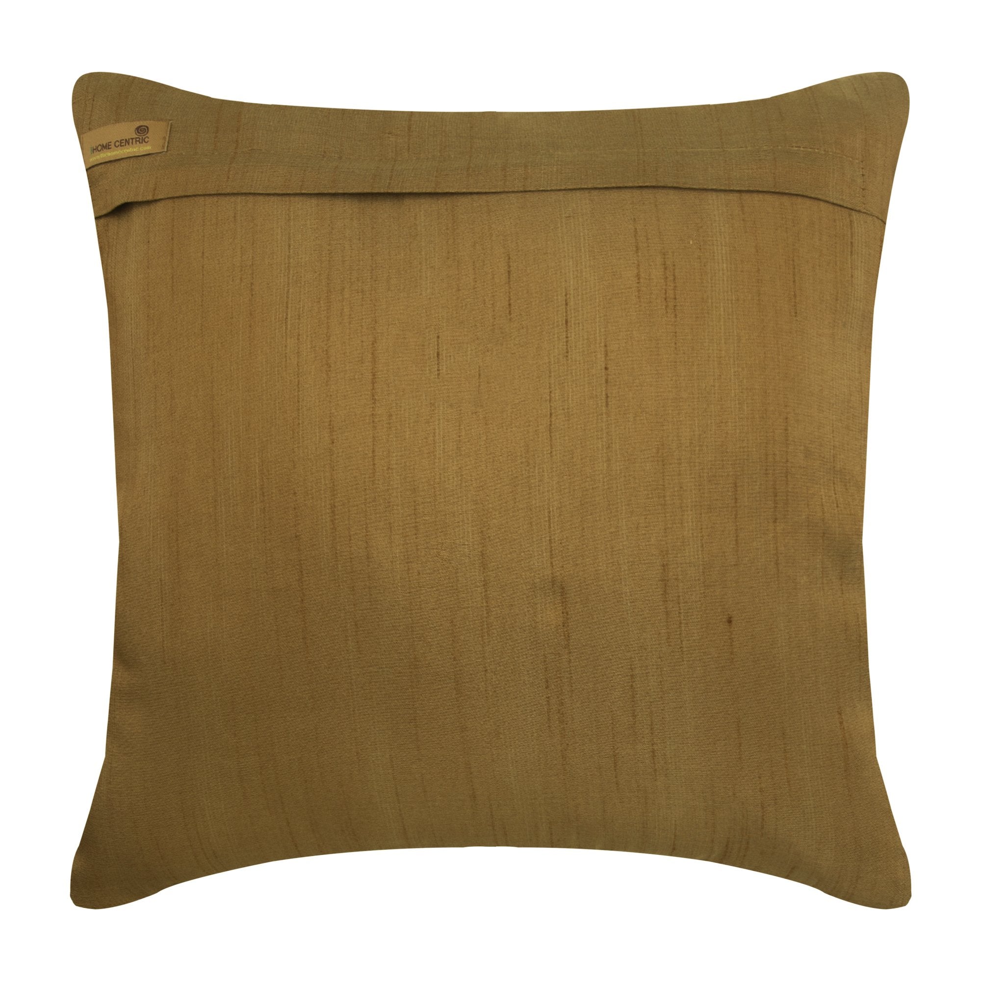 Green Lotus Embroidery Decorative Euro Sham