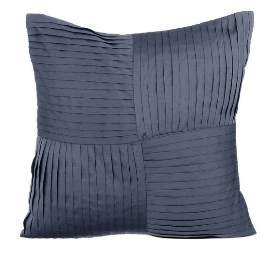 Grey Ripples Pillow Cover