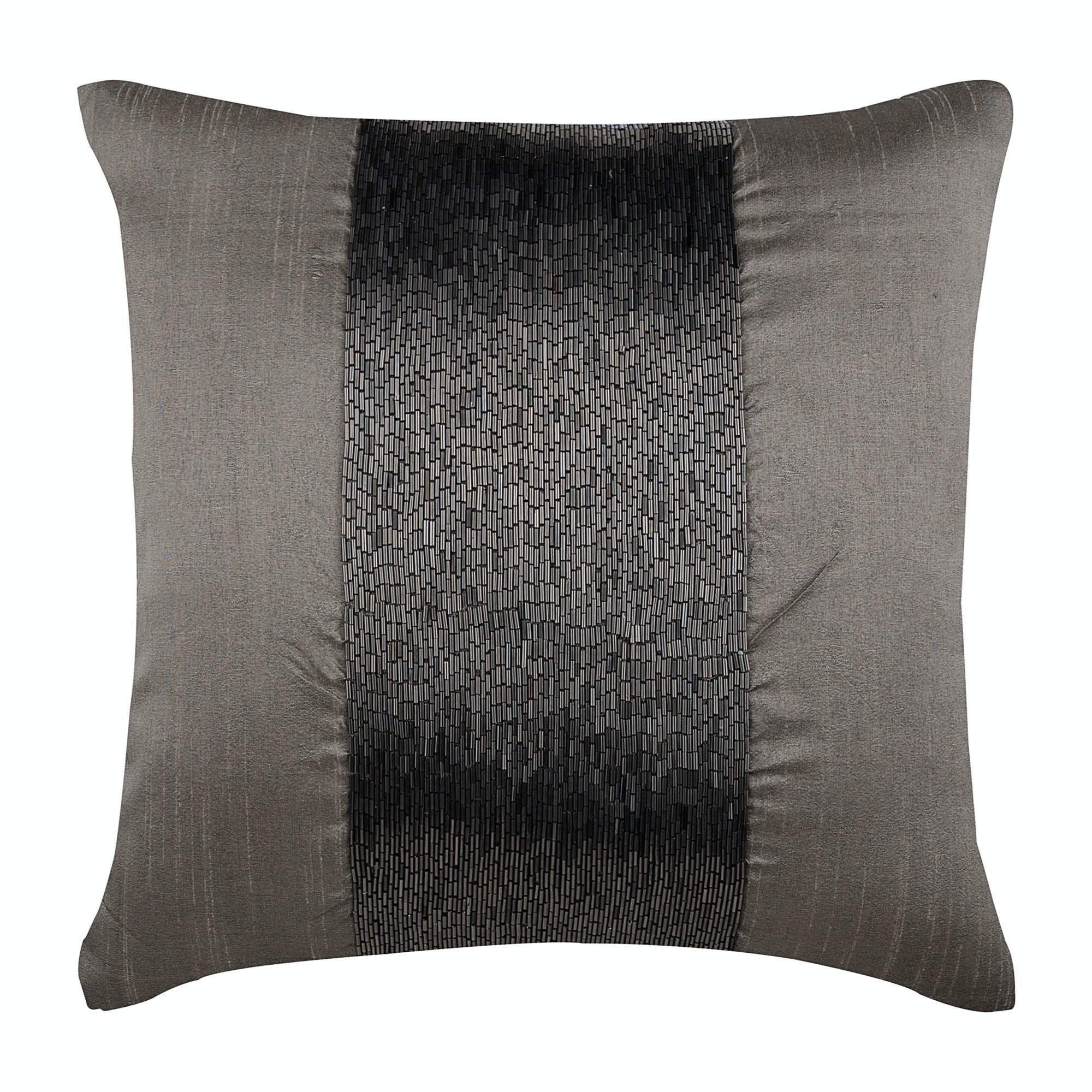 Gunmetal Center Pillow Cover