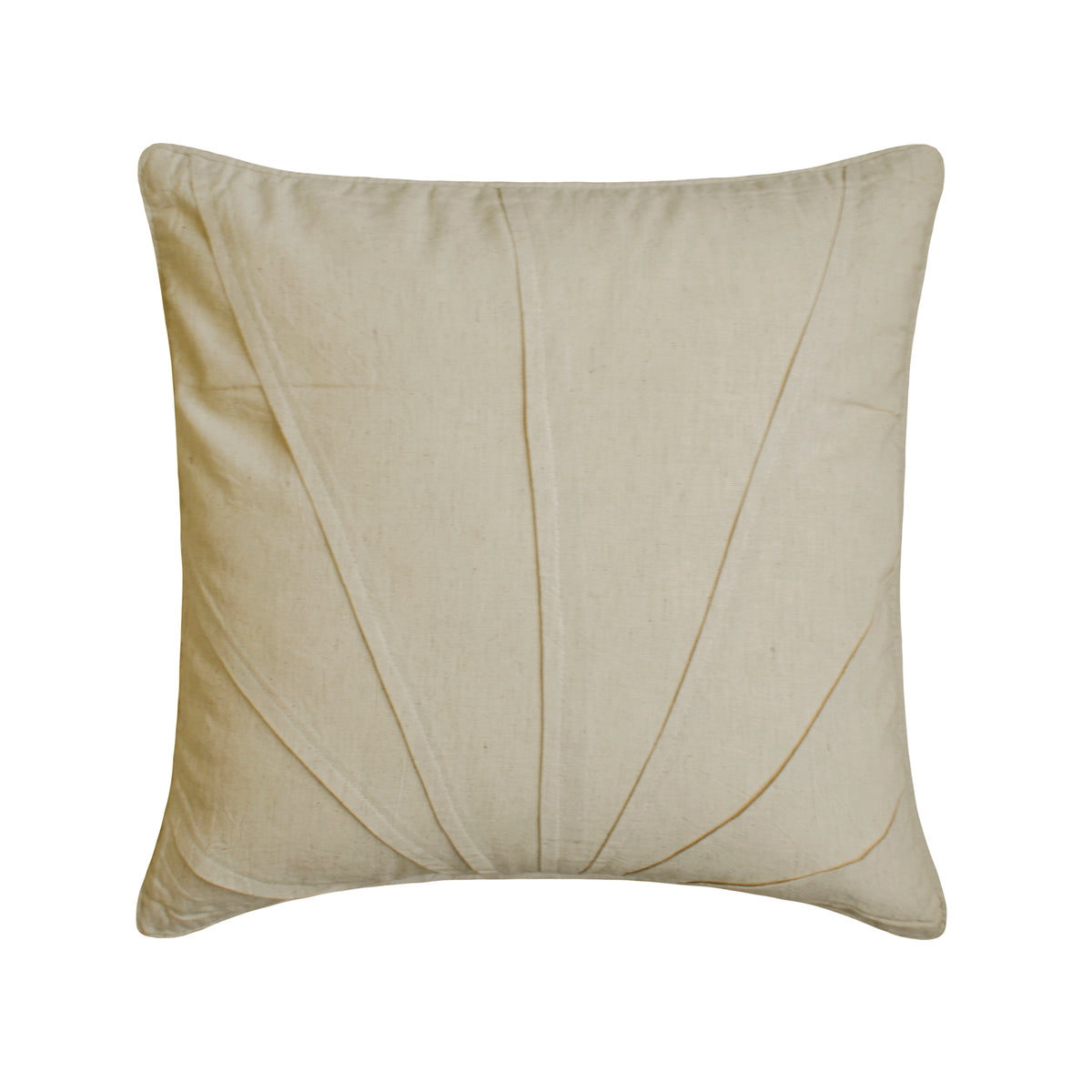 Hello Neutrals - Natural Beige Cotton Linen Decorative Euro Sham