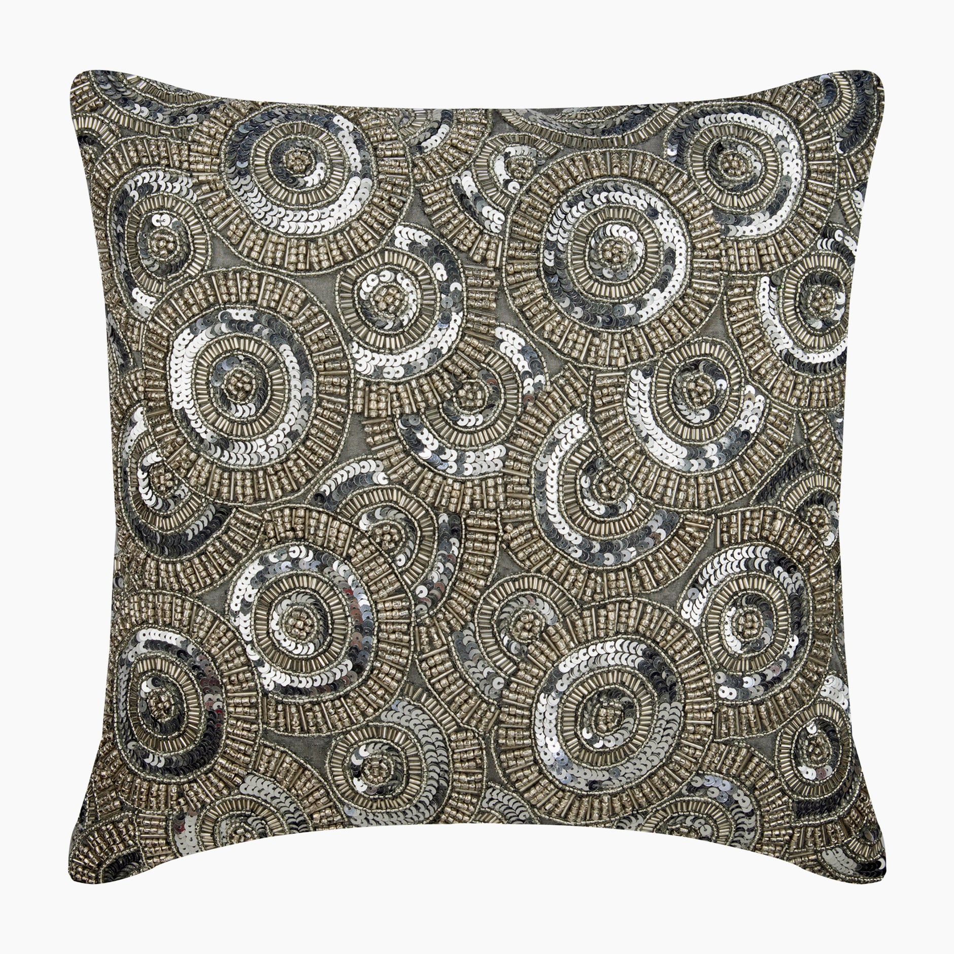 Alricc Blue and Grey Abstract Art Artwork Pillow Cover, Gallery Modern Decorative Throw Pillows Cushion Cover for Bedroom Sofa Living Room 18 x 18 Inch Set of 2