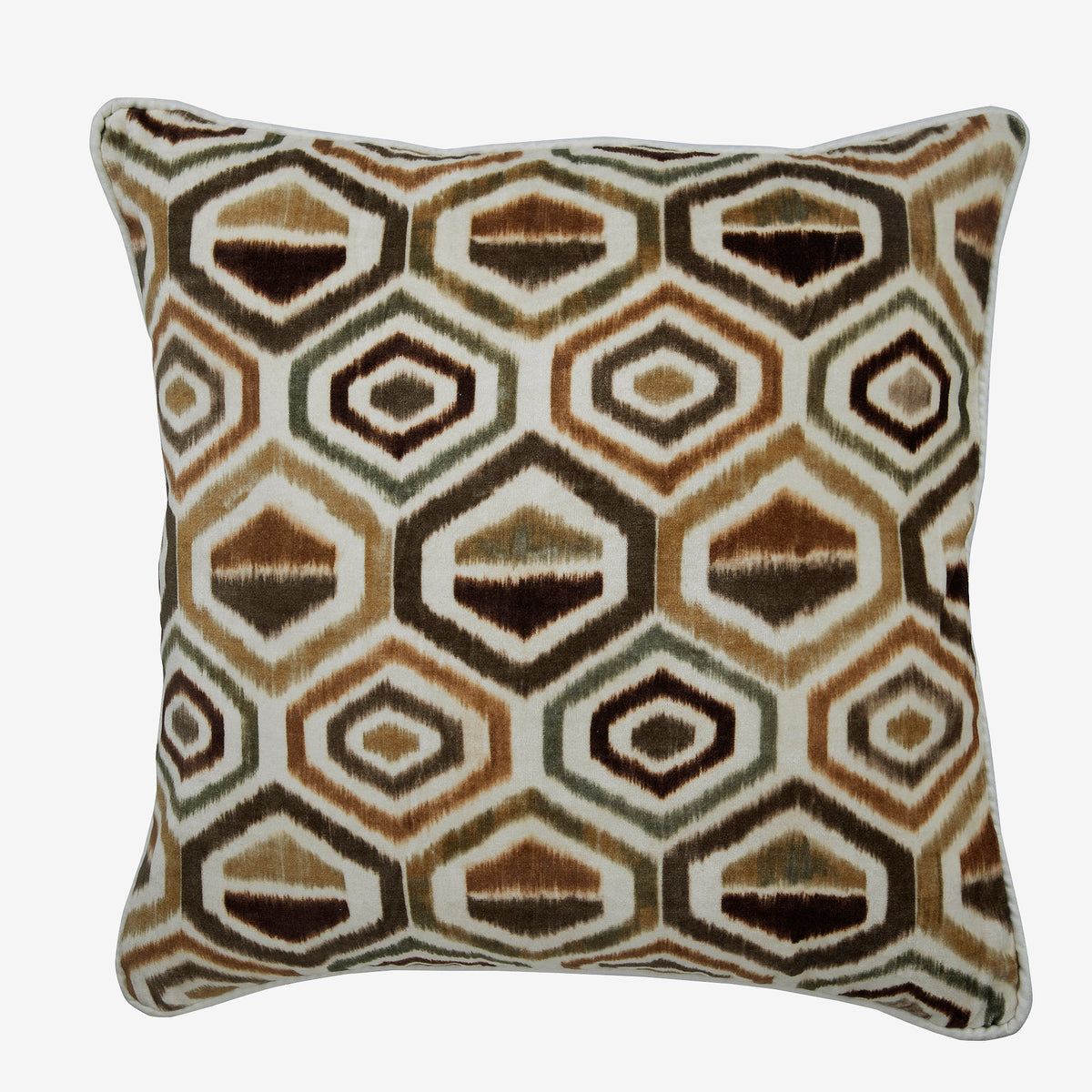 Honey Hexagon Pillow Cover