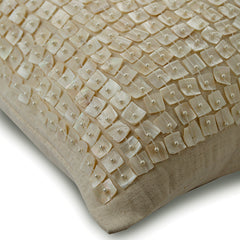 I Love Mother Of Pearls - Ivory Art Silk Throw Pillow Cover