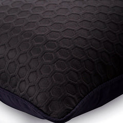 Charcoal Grey Beehive Pillow Cover