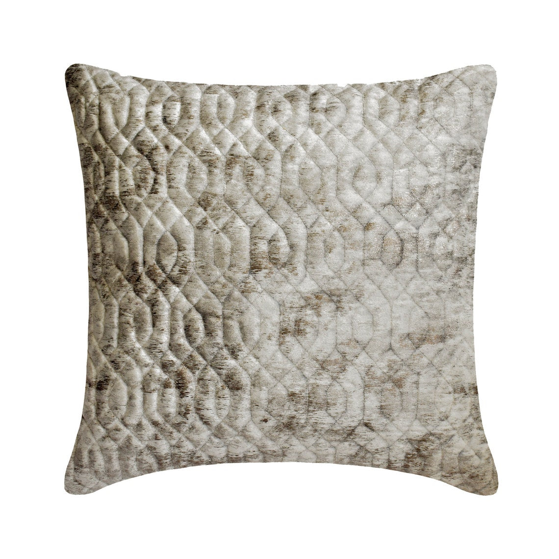 Foil Polygon Throw Pillow Cover