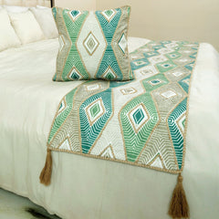 Chantico Decorative Bed Runner and Pillow Cover