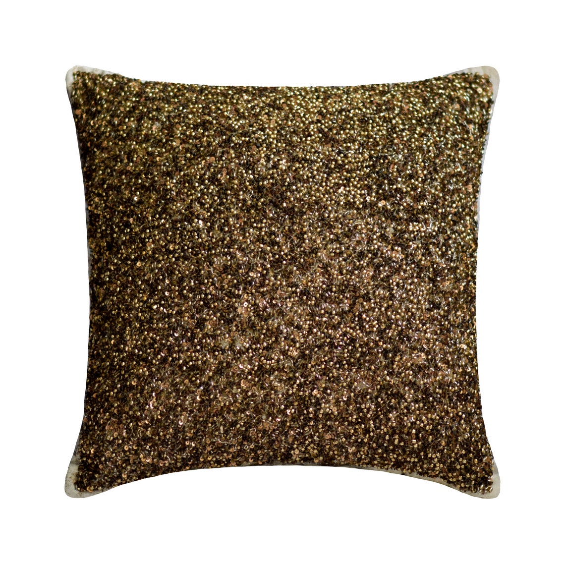 Brown Dazzled Throw Pillow Cover