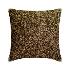 Brown Dazzled Throw Pillow Cover