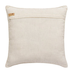 Aureate Whisper - White Velvet Suede Throw Pillow Cover
