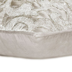 Thoshawah - Grey Velvet Throw Pillow Cover