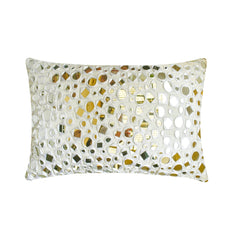 Anayna White Lumbar Pillow Cover