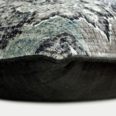 Lilah - Grey Velvet Throw Pillow Cover