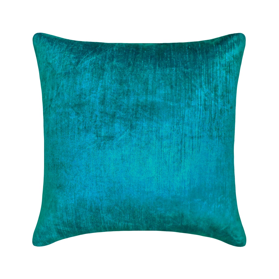 Velvet Teal Jules Throw Pillow Cover