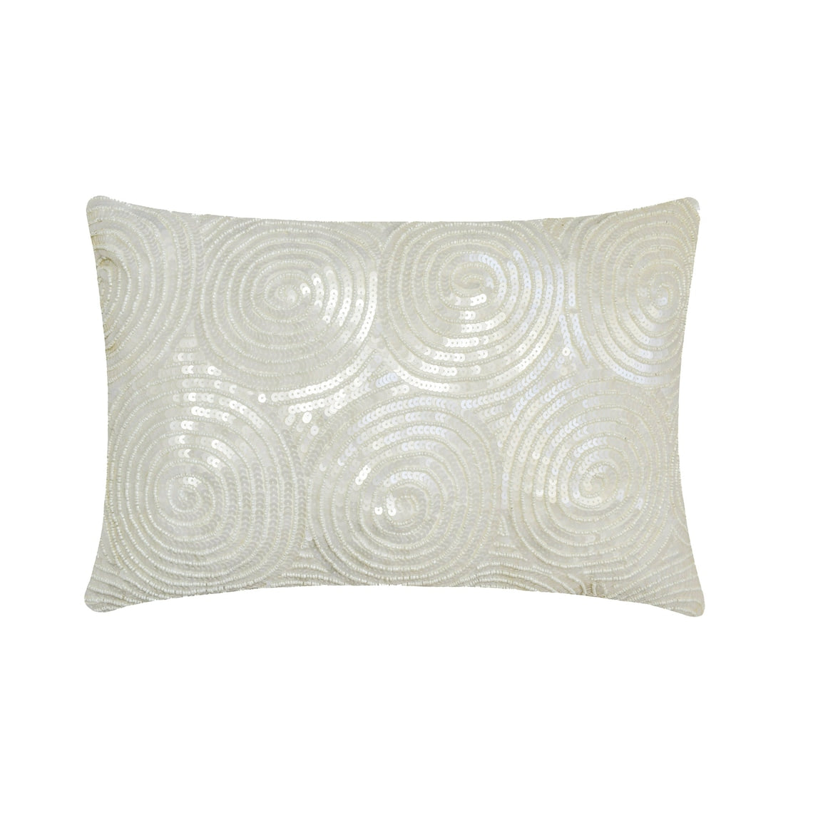 All Eyes on Ivory Lumbar Pillow Cover