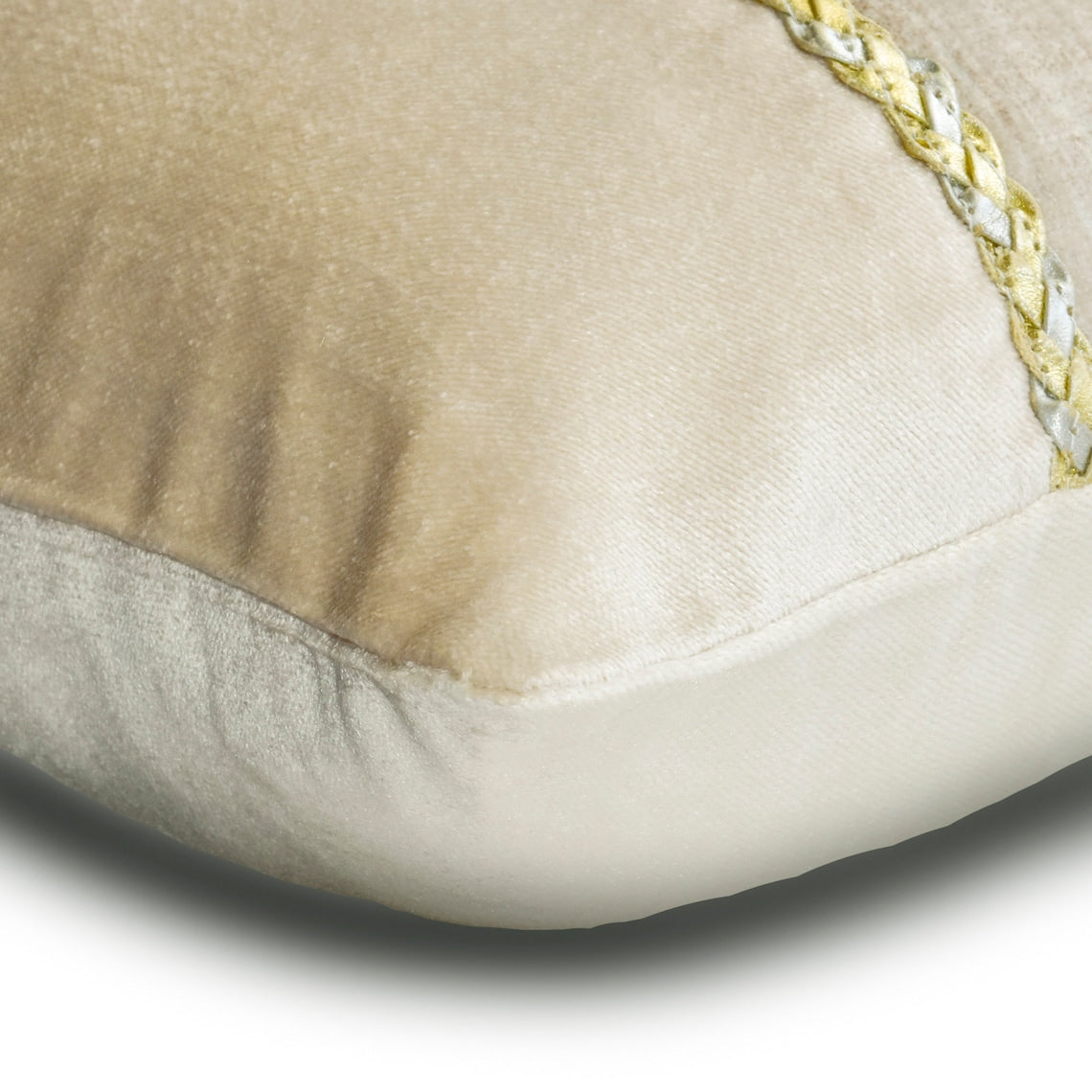 Resplendent Cream Lumbar Pillow Cover