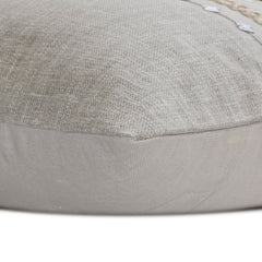 Terra Grey - Grey Jute & Linen Lumbar Pillow Cover
