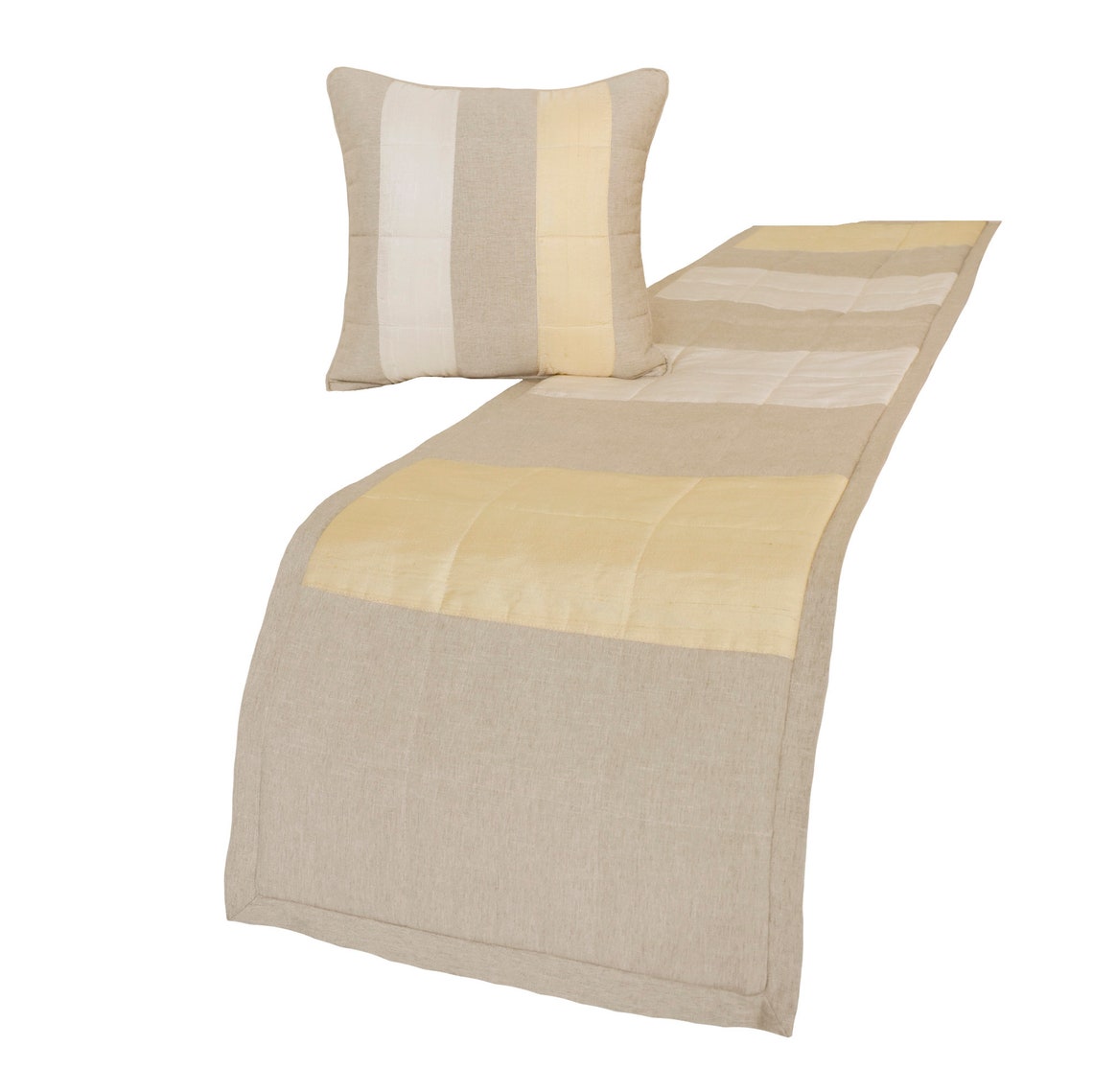 Alikka Decorative Bed Runner and Pillow Cover