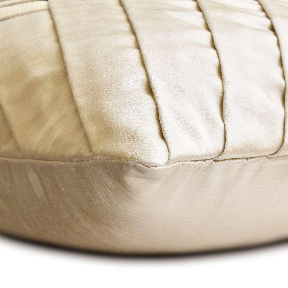 Glazed Satin Decorative Bed Runner and Pillow Cover
