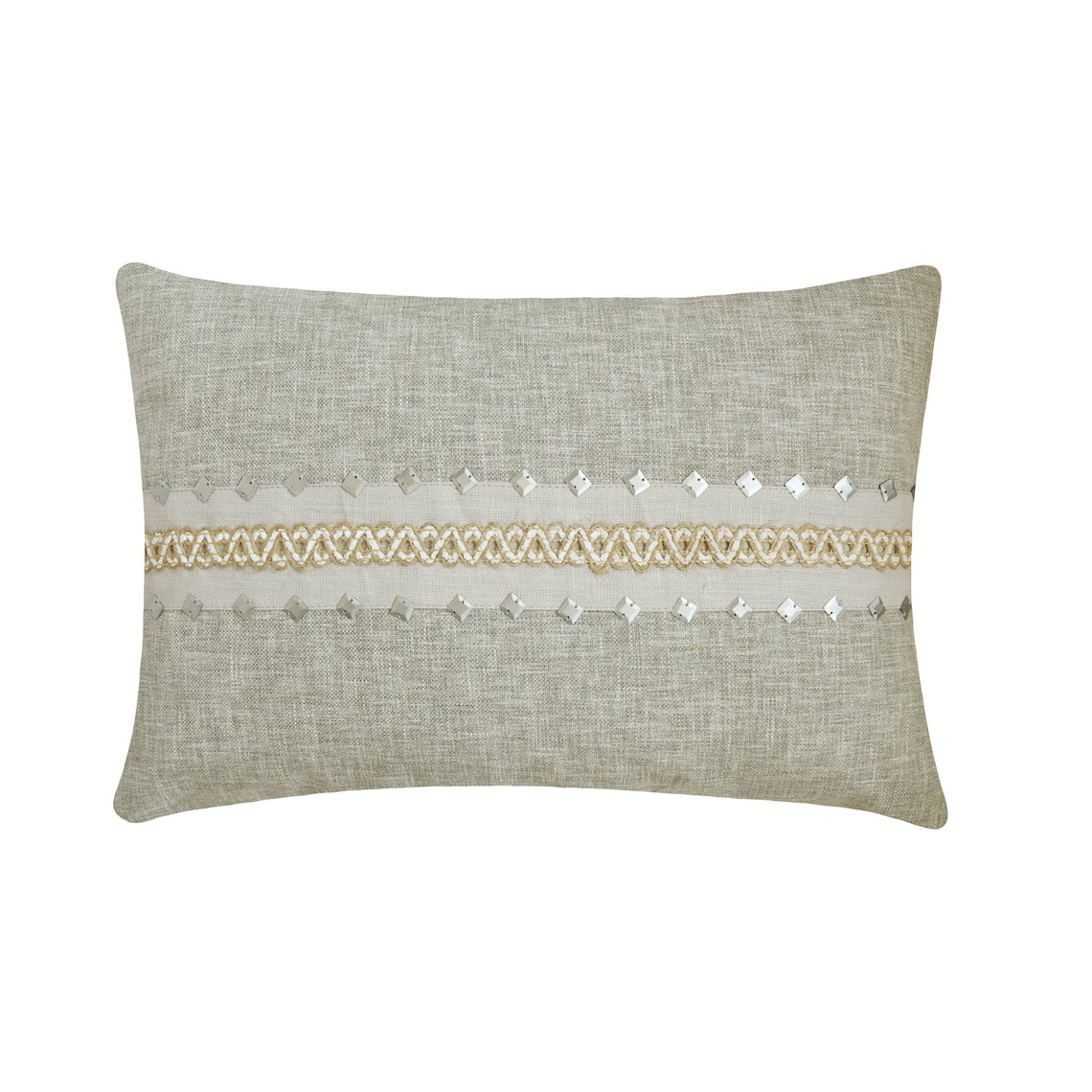 Terra Grey Lumbar Pillow Cover