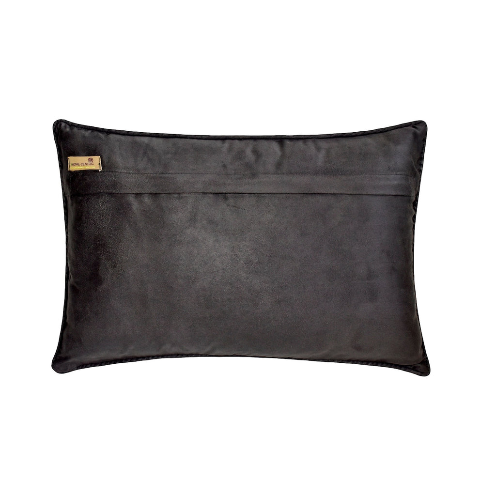 Teal Blue Jacquard Lumbar Pillow Cover, Shyam The HomeCentric