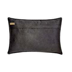 Shyam - Teal Blue Jacquard Lumbar Pillow Cover