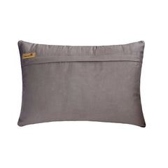 Zanzibar - Grey Suede Lumbar Pillow Cover