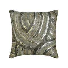 Starlight Silver Throw Pillow Cover