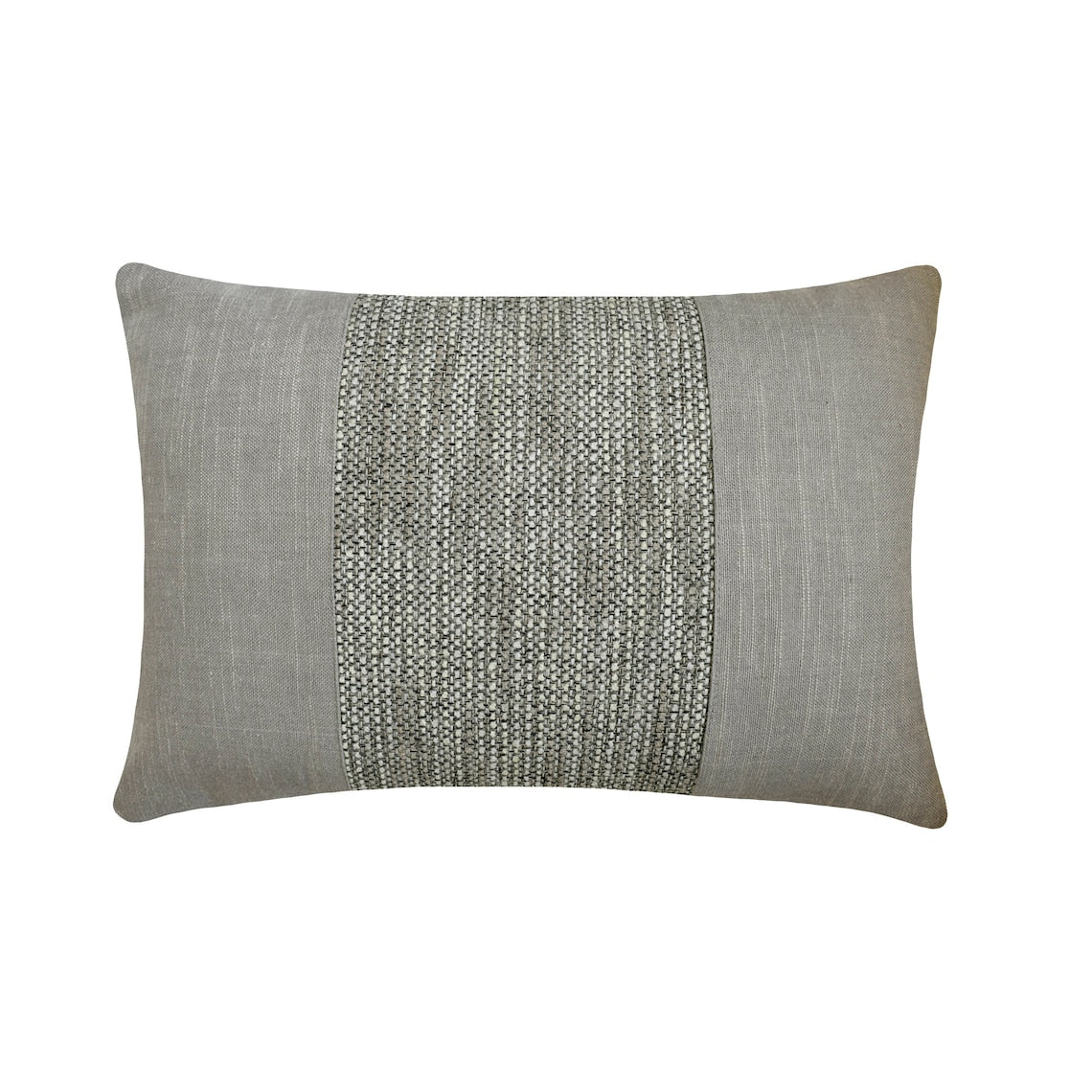 June Grey Lumbar Pillow Cover
