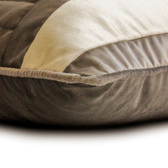 Sumptuous - Brown Velvet & Satin Throw Pillow Cover