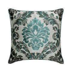 Royal Elegance - Jacquard Blue Decorative Bed Runner and Pillow Cover