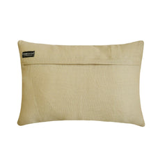 Lux Gold - Gold Faux Leather Lumbar Pillow Cover