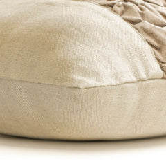 Velvet Knottingham - Brown Velvet & Linen Throw Pillow Cover