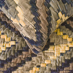 Paramount - Suede Velvet Beige Decorative Bed Runner and Pillow Cover