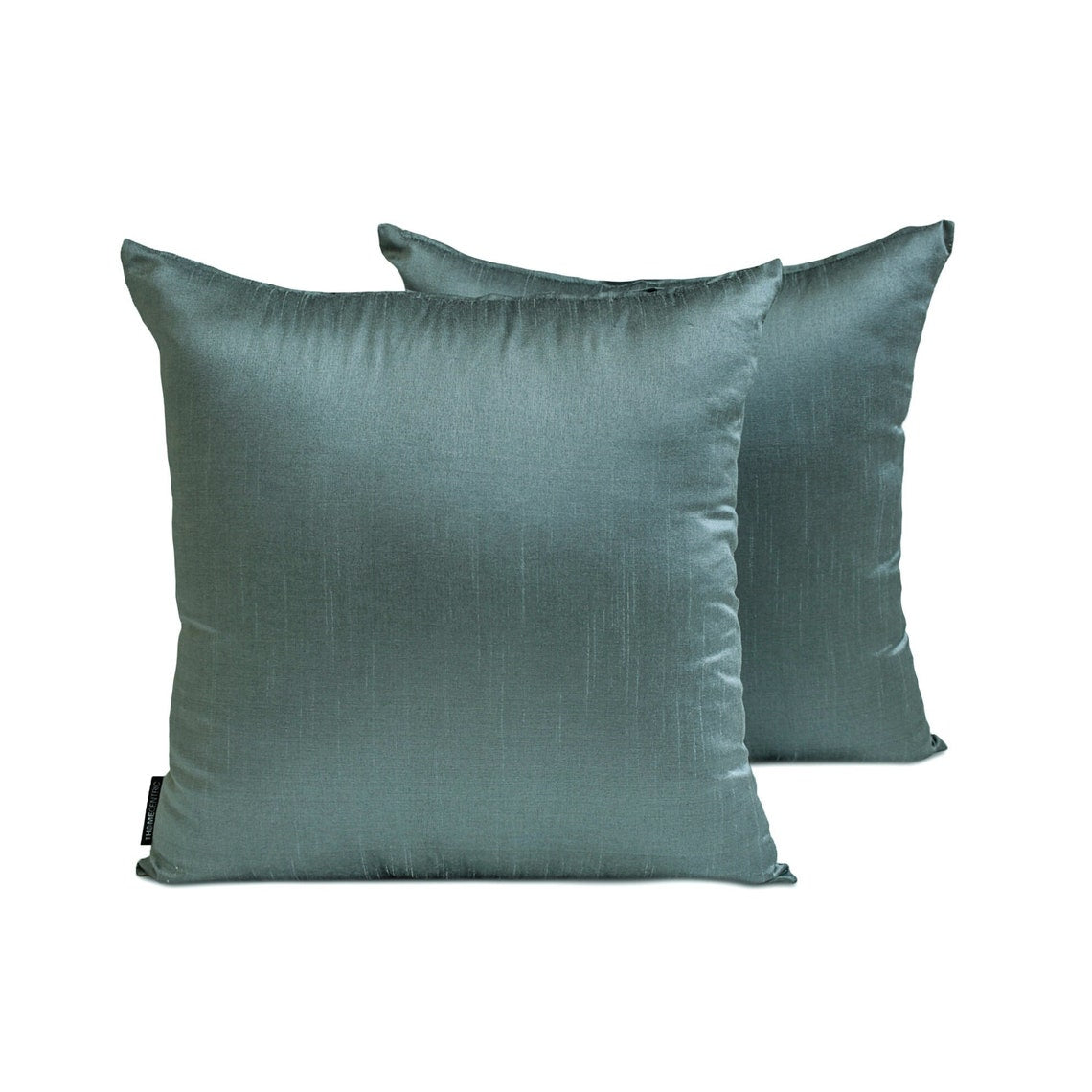 Smoky Green Luxury Throw Pillow Cover