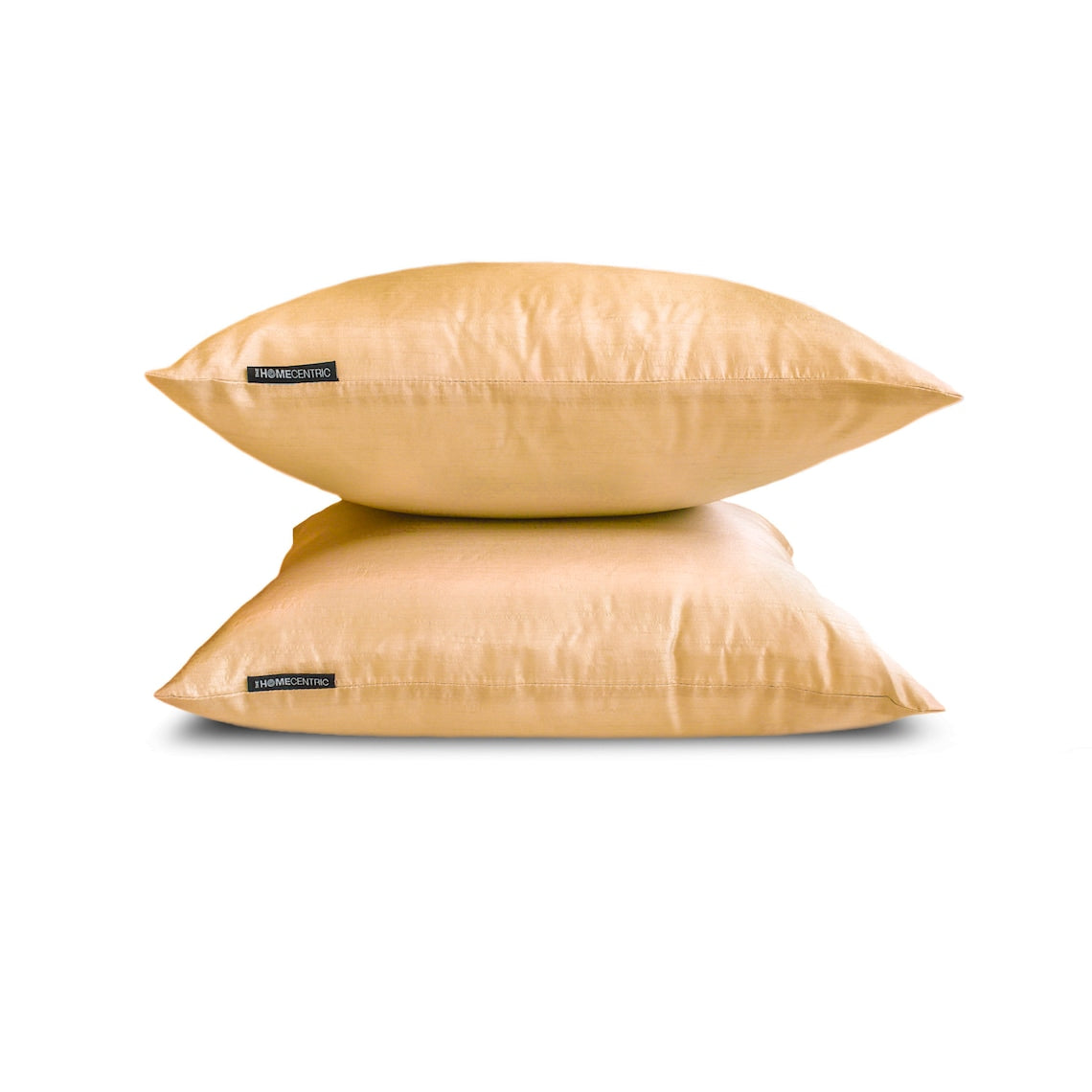Beige Luxury - Beige Art Silk Throw Pillow Cover Pack Of 2